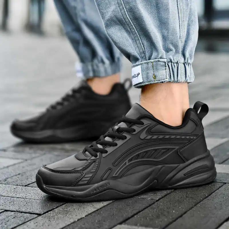 Fashion Cold Demi-season Sneakers Men Casual Shoes Mary Jane Flat White Shoes Mens Loafers Sport New Arrival Popular Goods Shors