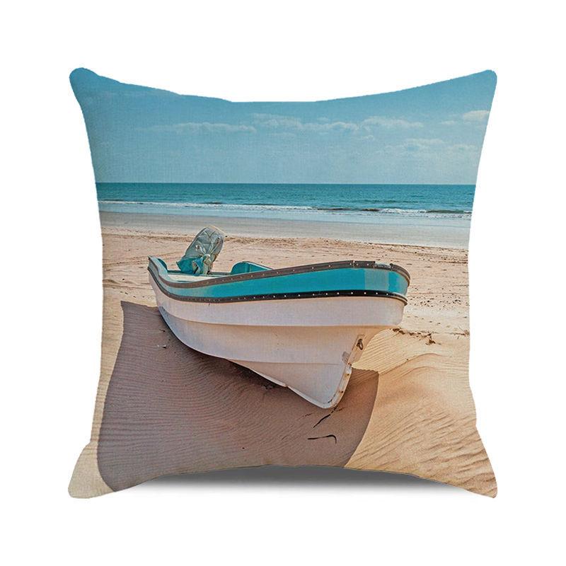 beach theme throw pillow covers