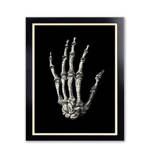 Vintage Sada Anatomických Plakátů s Potiskem Lebky Anatomie Plátna Obrazy Nástěnné Umění Potisk Lebky Dárek do Obývacího Pokoje Domov Bez Rámu