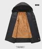 Men's Winter Cotton-Padded Jackets & Coats: Plush, Thickened, Ideal for Middle-Aged & Elderly Dads.