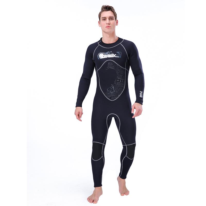

Men s 3mm SLINX Serex Wetsuit: Warm, Elastic, Wear-Resistant Diving & Surfing Suit with Fleece Lining. Medium чёрный