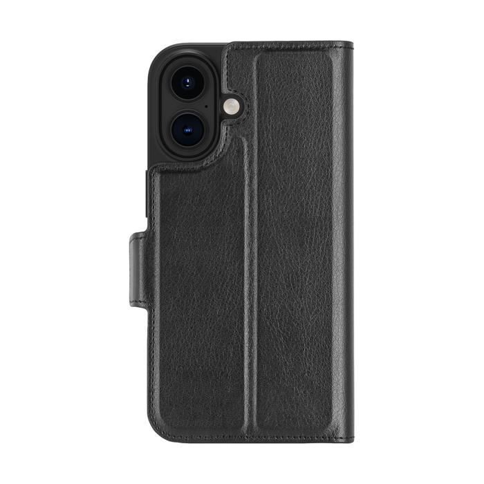 Étui folio - dbramante1928 - oslo pro - iphone 16 - cuir noir - emplacement de cartes