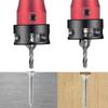Multifunction Countersink Drill Bit Set with Adjustable Depth Stop Converts To 45 Degree Chamfer for Various Materials