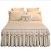 Lace Bed Sheet Sets Home Cute Bed Sheets Queen/King Size Bedspread Cotton Warm Cushion Bed Skirt 1/3 Pcs Bed Sheets