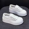 Women's summer new mesh yarn breathable thick sole heightening versatile sports and leisure shoes single shoes