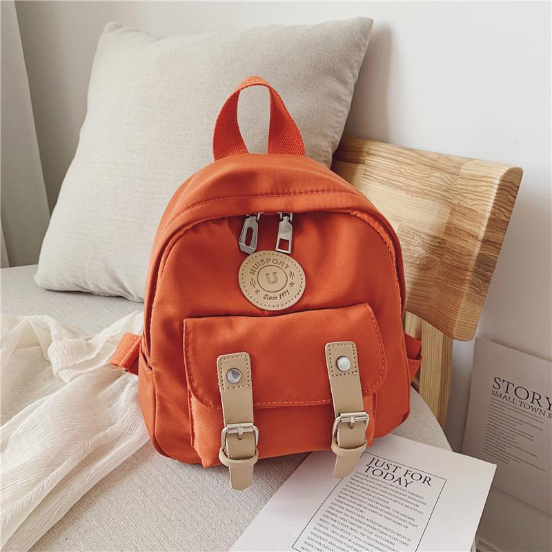 Stylish And Waterproof Nylon Backpack For Girls With Trendy Color Block Design