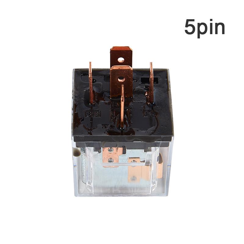 12V/24V 3-Pin 4Pin 5Pin LED Adjustable Car Flasher Flash Relay For Turn Signal Light CF13 80A/100A Automotive Van Boat Relays