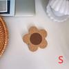 1 Stück Saugfähiger Wiederverwendbarer Kork-Untersetzer Niedliche Blumenform Getränkeunterlage für Kaffee-Teetasse