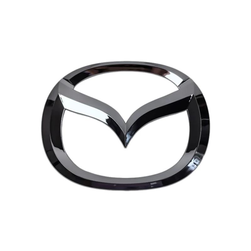 Plastic Car Front Trunk Emblem for Mazda 5 Logo Steering Wheel Badge 3D Body Replaced Sticker Rear Tail Refitting Decoration DW4RW