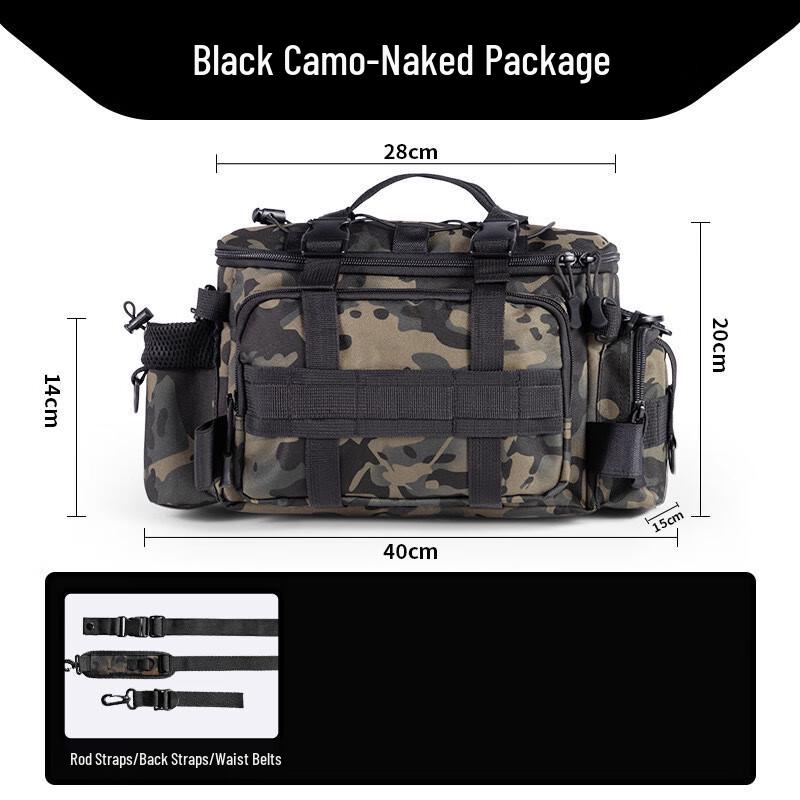 Oeny Fishing Tackle Waist Bag 40x20x14x28 cm