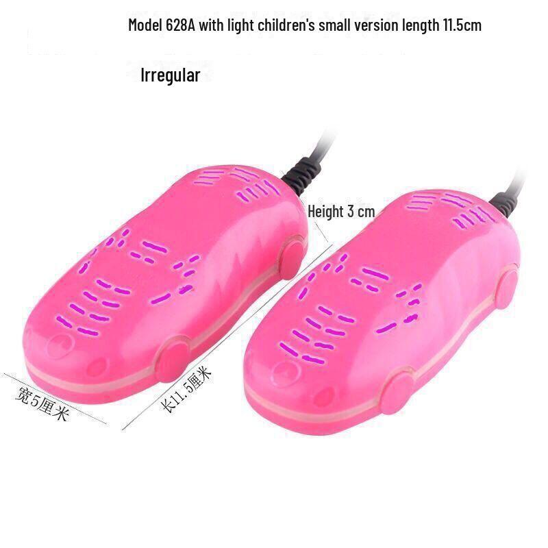 European & American Purple Light Shoe Dryer: Temperature-Controlled Fragrant Deodorizer for Student Dorms, Removes Moisture.