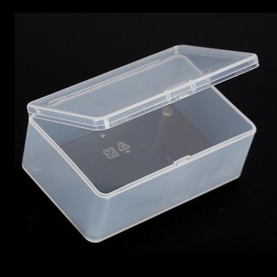Vierkante Plastic Transparant Met Deksel Opbergdoos Collectie Container Koffer