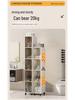 Ultra-Narrow Storage Shelf: Multi-Layer Kitchen, Bathroom Side & Toilet Organizer Cabinet
