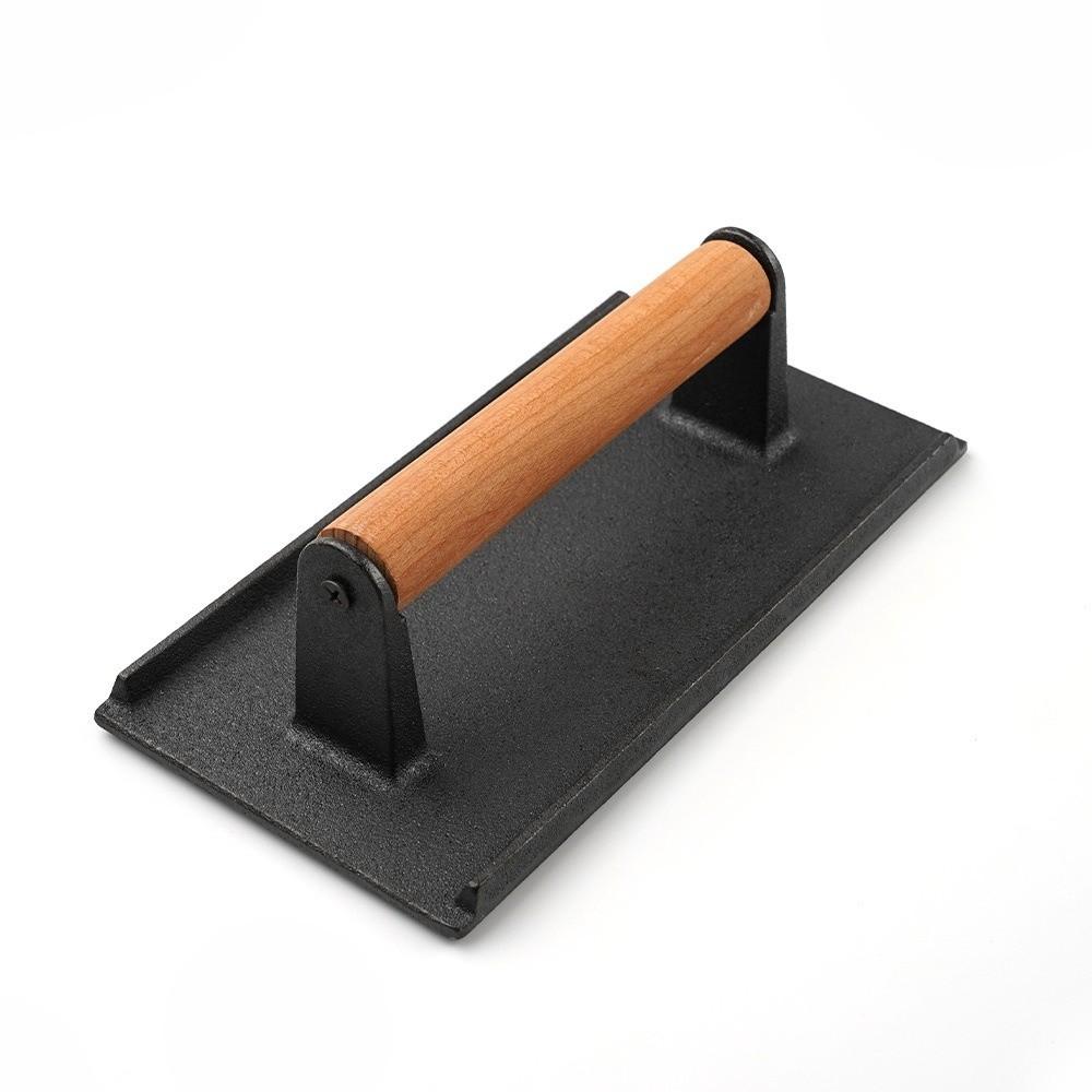 Heavy-Duty Steak Burger Press Flat Top Grill Hamburger Grinder Meat Press Board  BBQ Cooking Tool