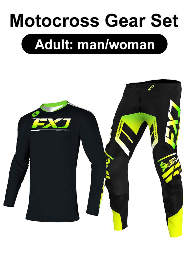 Motocross udstyrssæt Enduro cross Trøje Bukser Sæt Racer Udstyrssæt Off-road Herre Sæt Damebjerg Downhill Motorcykel MX