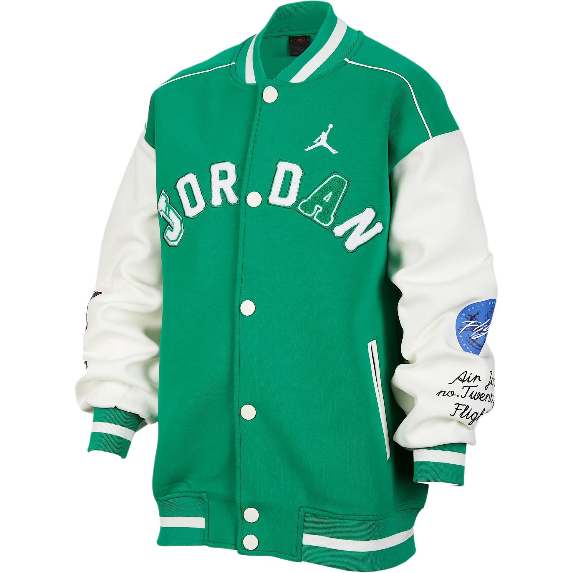 

Jordan Big Kids Varsity Jacket Green IF3746-302 S