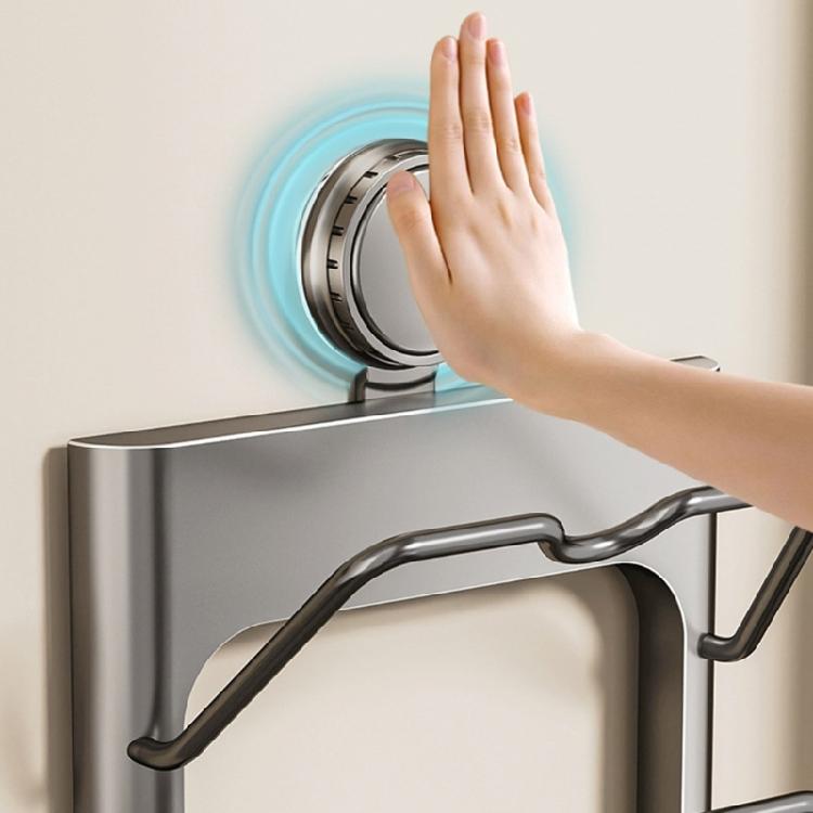 Space Saving Wall Mounted Pot Lid Holder Practical Pot Lid Organizers Rack For Kitchen Wall Or Cabinet Installation