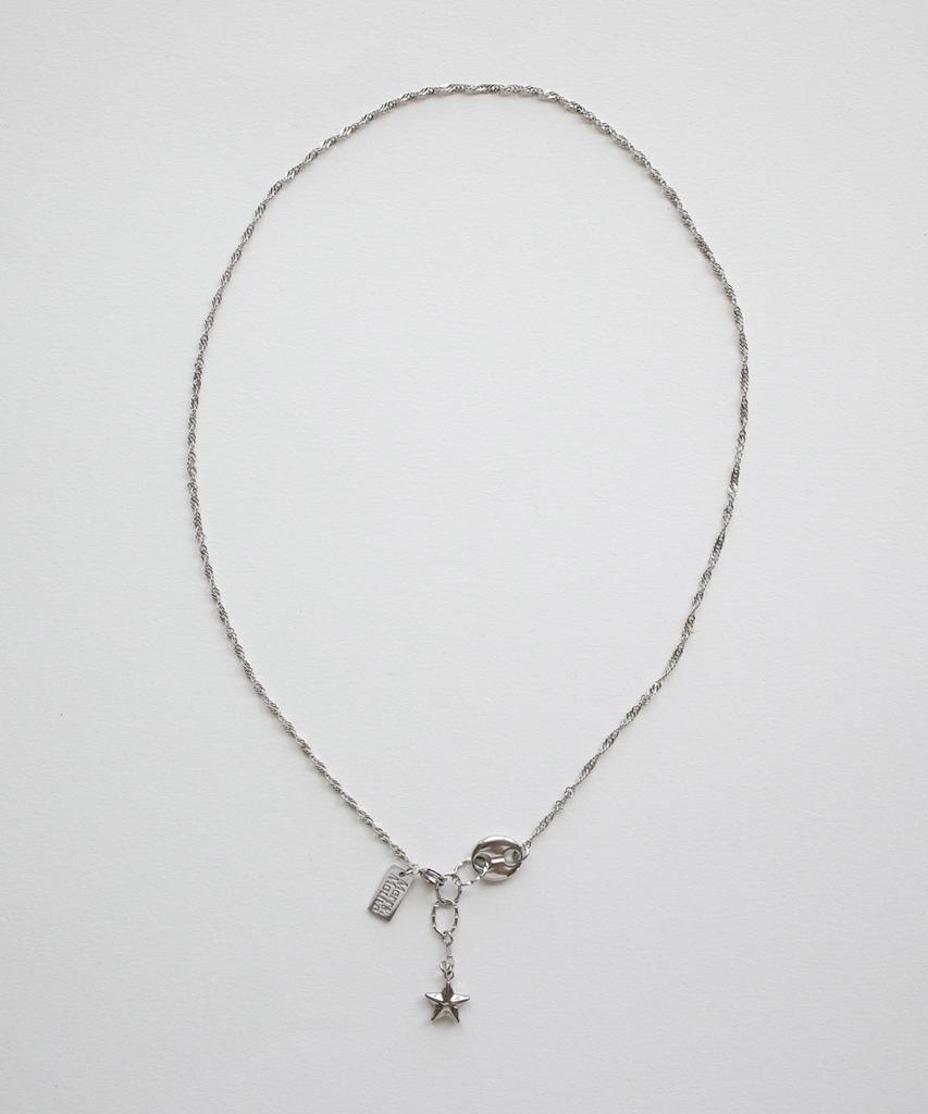 Merrymotive Drop Star Point Chain Necklace
