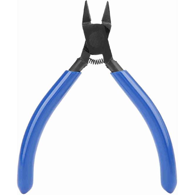 4" Mini Electrical Diagonal Pliers Cable Pliers High Hardness Wire Cable Snips Flush Cutter Snips Cutting Nippers Tools (1 PCS)