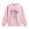 Li Ning Sportmode Serie Rundhals Pullover Bedruckt Locker Lässig Sweatshirt Damen sweatshirt AWDW386-3