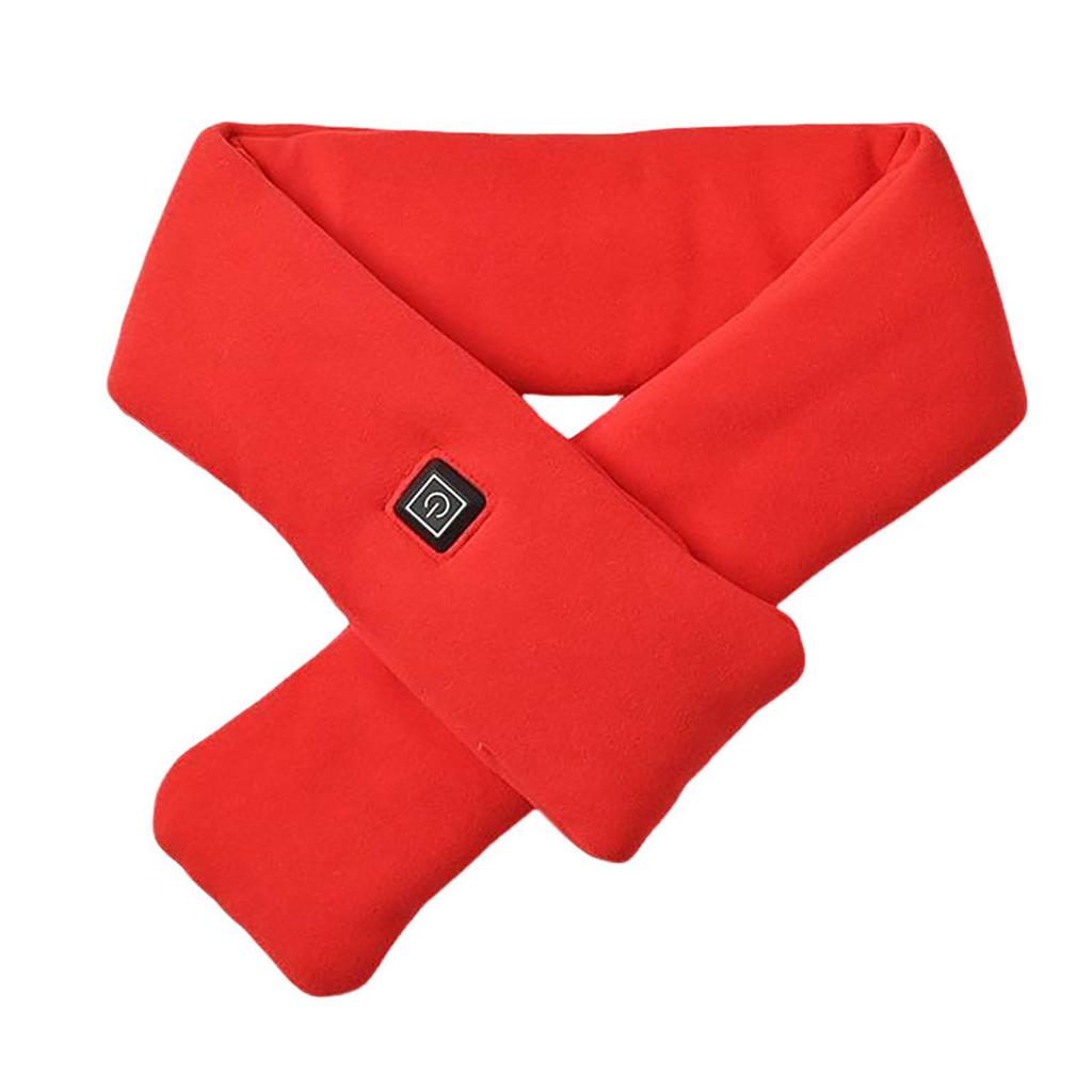 Electric Neck Heating Scarf winter warm Heated Scarfs soft Three-gear Temperature Control Neck Wrap Warmer no battery