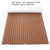EVA Flooring Mat 120x240cm Non-Slip Self Adhesive Decking Pad Decoration for Marine Boat Yacht(Light Brown Black )