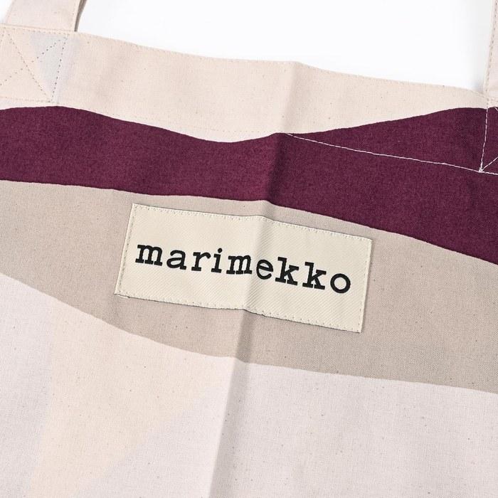 Marimekko Tote Bag Berry Fabric Women's Nordic 44cm x 43cm