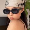New Fashion Summer Vintage Small Square Frame Oval Sunglasses Women Retro Punk Rectangle Sun Glasses Eyewear Shades