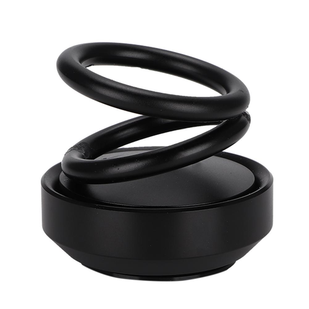 Double Loop Car Fragrance Holder Suspension Bracket Metal Vehicle Mount(Black)