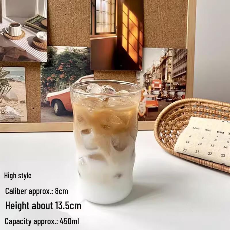 High Borosilicate Transparent Cloud Glass Cup Set