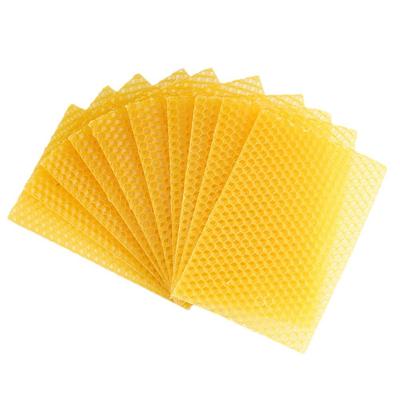 Gelbe Wabengrundlage Bienenstock Wachsrahmen Basisplatten Rahmen Honig Bienenwachsplatten Rahmen Imkereiausrüstung