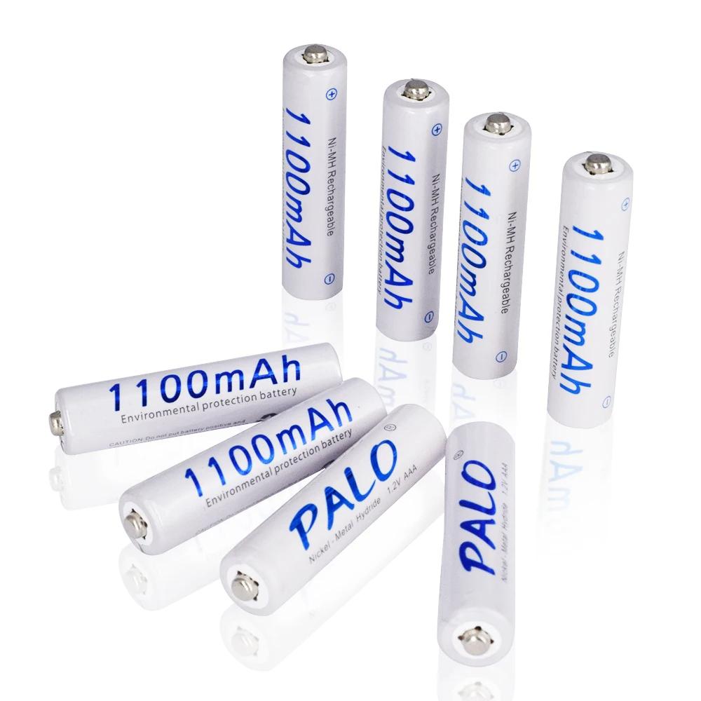 PALO 1.2V Nimh Rechargeable AAA Batteries AAA+AA Rechargeable Battery AA Batteria 3000mah+1.2V AA AAA Battery Smart Charger LCD