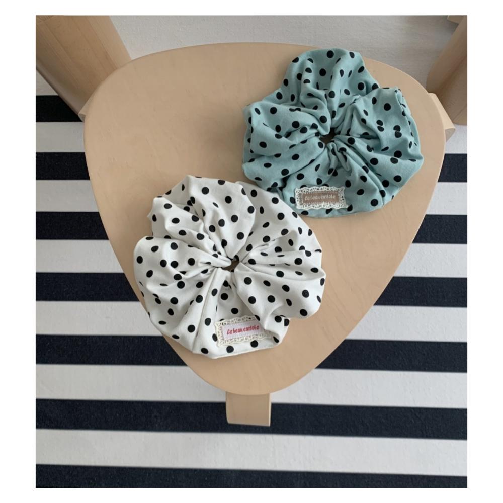 Polka Dot Oversized Hair Scrunchie 2PCS Set