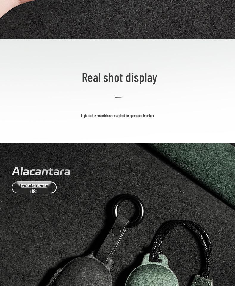 Nio Schlüsselhülle: Kompatibel mit ET5, ET7, ES6, ES7, ES8, EC6 - Nubuk Auto Schlüsselhülle mit Schnalle