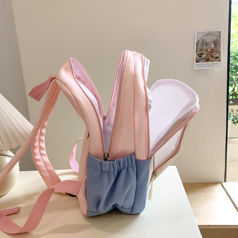 Schoolbag New Cute Girl Backpack Large Capacity Bag High Value Contrast Color Backpack Japanese ins Student School Bag