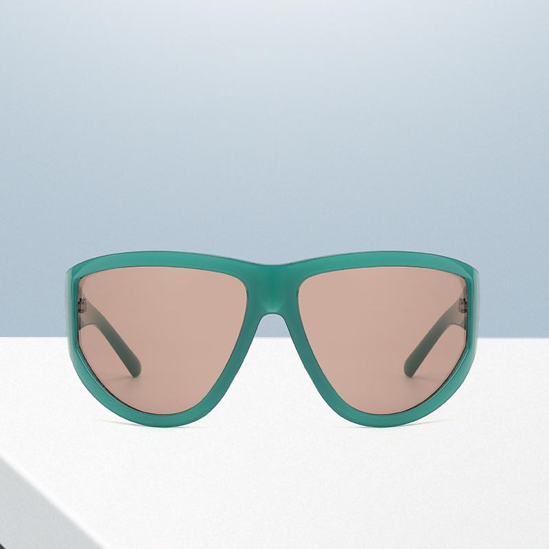 Oval Big Frame Street Fashion Sunglasses Sports Cycling UV Protection Stylish Eyewear