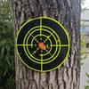 10pcs/set Self-Adhesive Splash Target Stickers Yellow Fluorescent Shooting Range Practice Targets for Gun Reaction Training