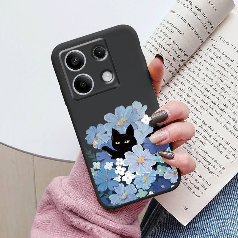 Cartoon Hülle Für Redmi 13C 4G 5G 13R Note 13 Pro Redmi13 Note13R Poco C65 M6 Pro X6 PocoM6 Niedliche Katzen Hülle Weicher Stoßfänger Paar