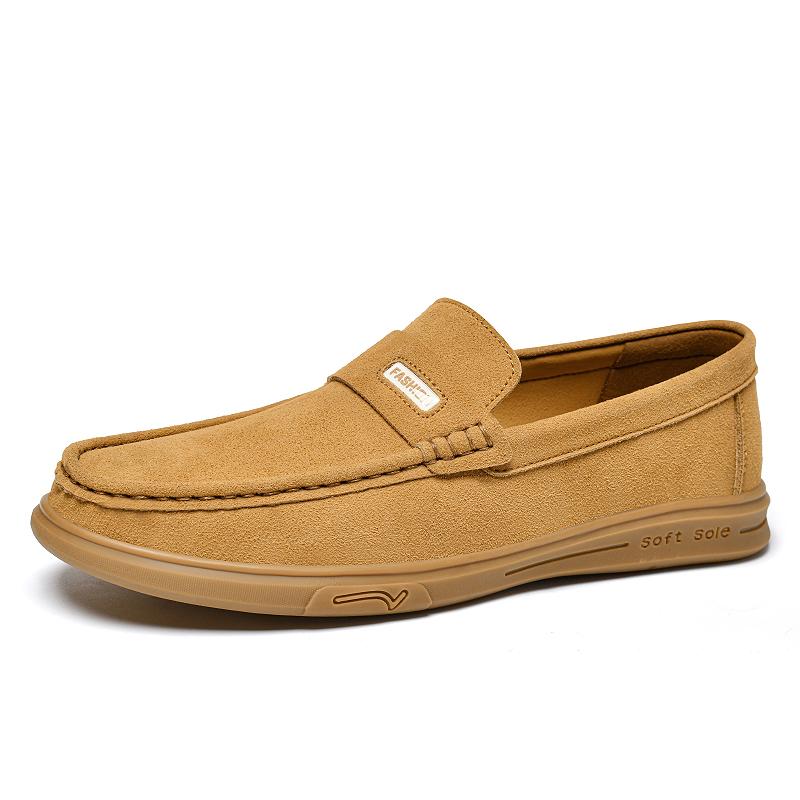 

Summer Penny Loafers Man Comfortable Flats Casual Boat Shoes For Men Large Size 47 Slip-On Leather Mens Driving Shoes Moccasins 38