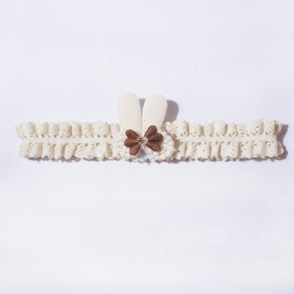 

Новые детские аксессуары для волос: Кружевной платок с кроличьими ушками и бантом для волос для девочек