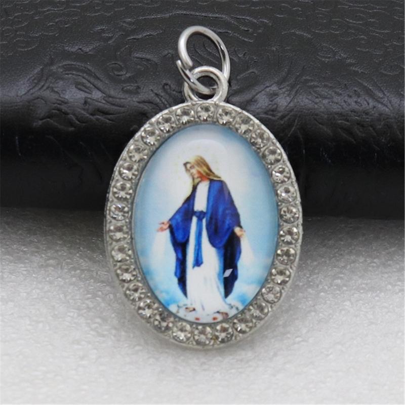 10Pcs Religious Pendant Charm Jewelry Religiou Necklaces Bracelets Making