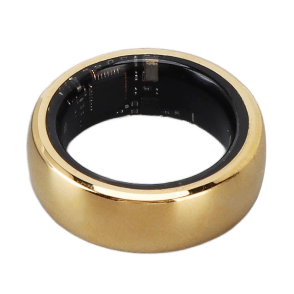 Smart Health Ring Aluminum Alloy Sleep Step Tracking Body Temp Monitoring Lightweight Stylish