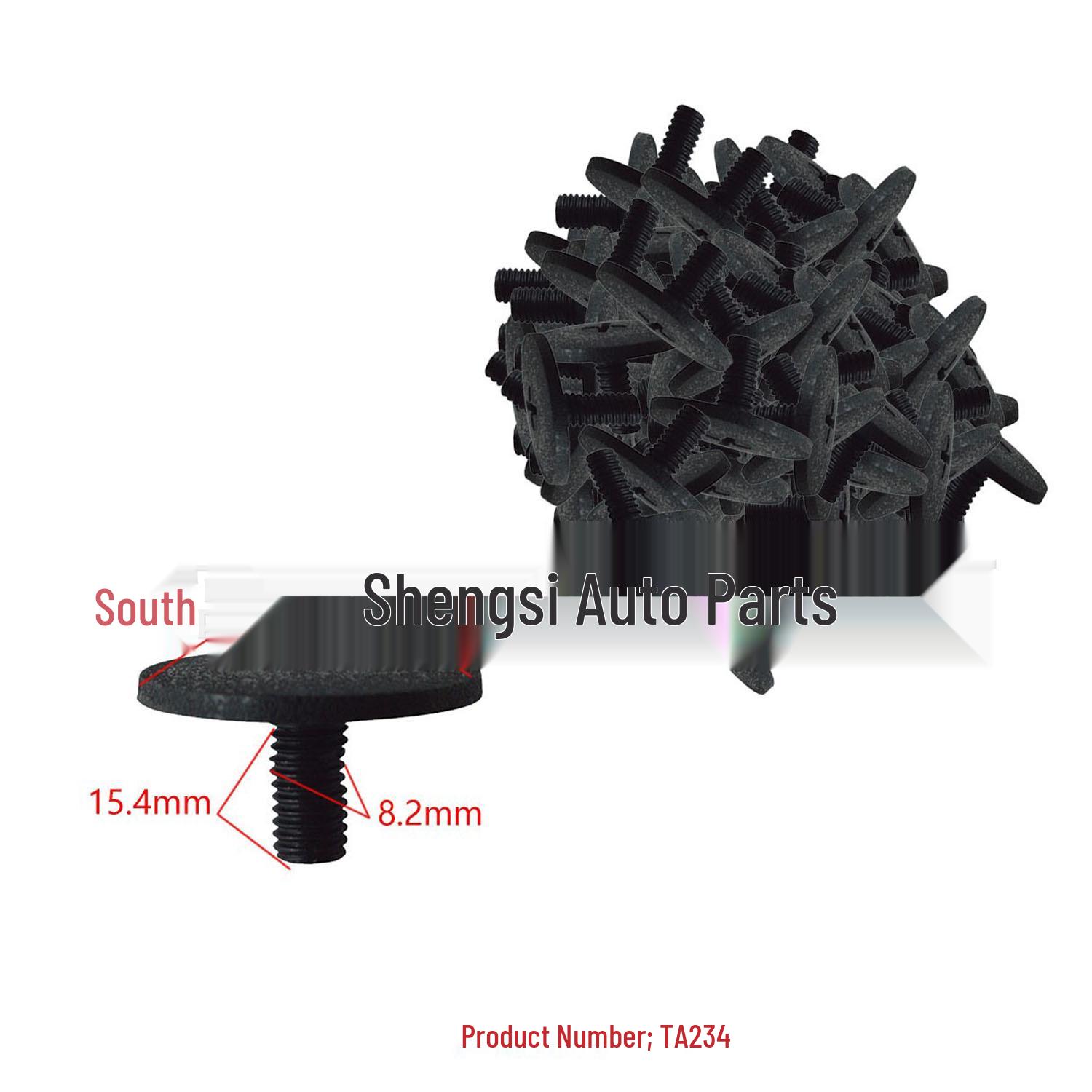 

Universal Car M8 Large Plastic Cap Nut Clip for Lining Fixing and Decoration 10000 pcs