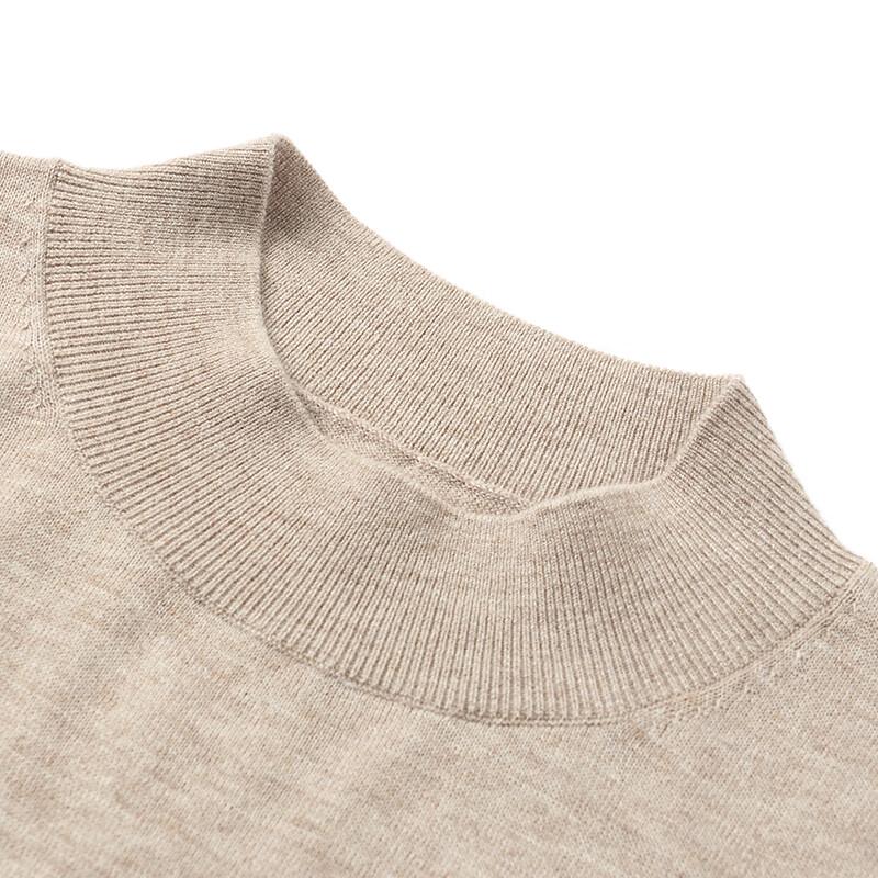 Hengyuanxiang Women's D35886026 Mid-Sleeve Mock Neck Knit Top