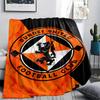 Dundee United FC Pattern Flannel Blanket, High Quality Comfortable for All Seasons, Home Decor, Warmth and Comfort, Perfect for Gifts.