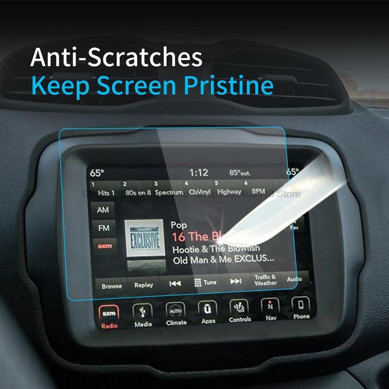 Tempered Glass Screen Protective Film for Jeep Renegade 7inch or 8.4inch Interior Car GPS Navigation Anti-scratch Accessories