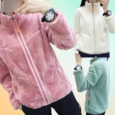 Autumn Winter Fleece Jacket Women Double-sided Can Be Worn In Thickened Warm Coats