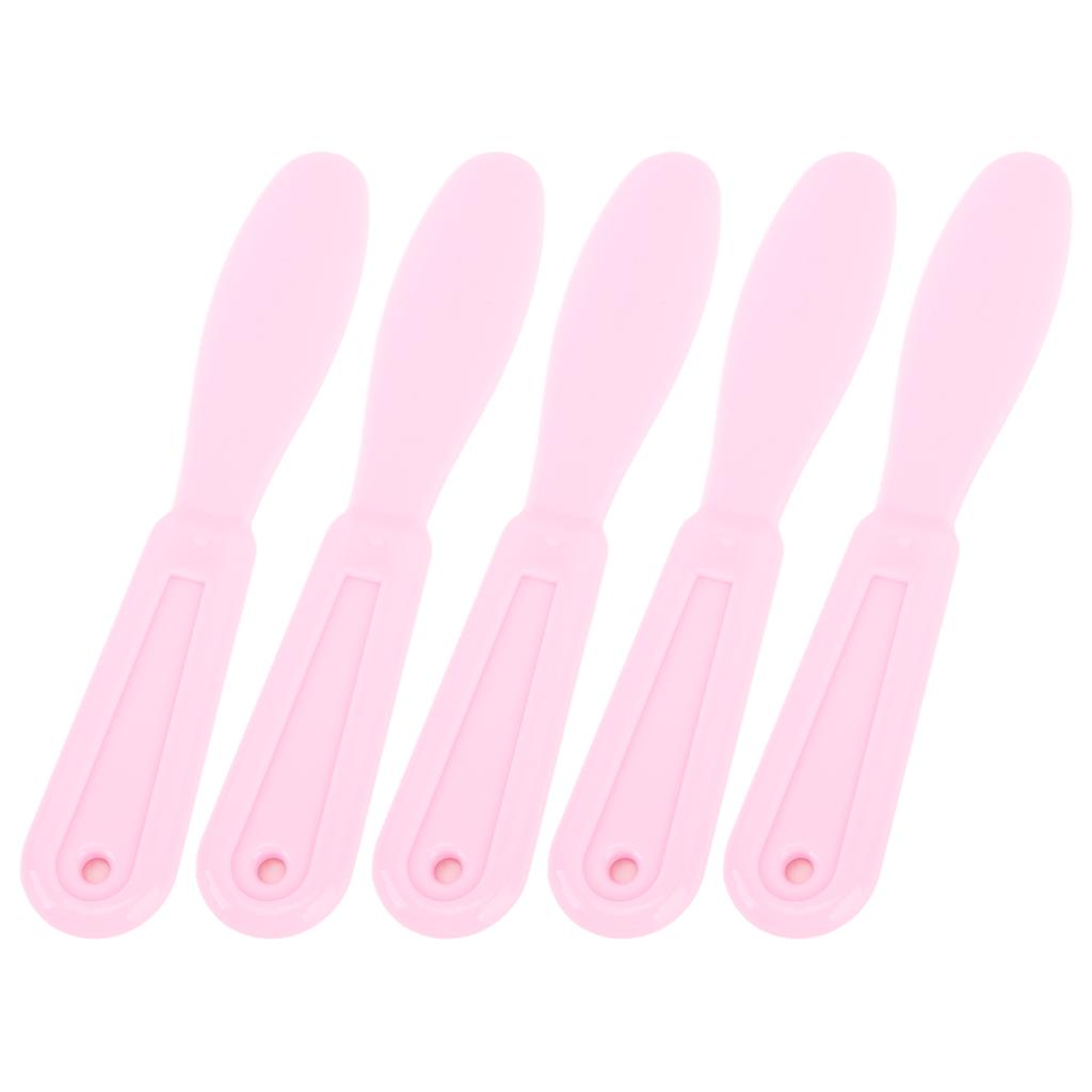 5PCS Plaster Spatula Plastic Ergonomic Design Easy to Clean Wear Resistant Mixing Stirring Spatula