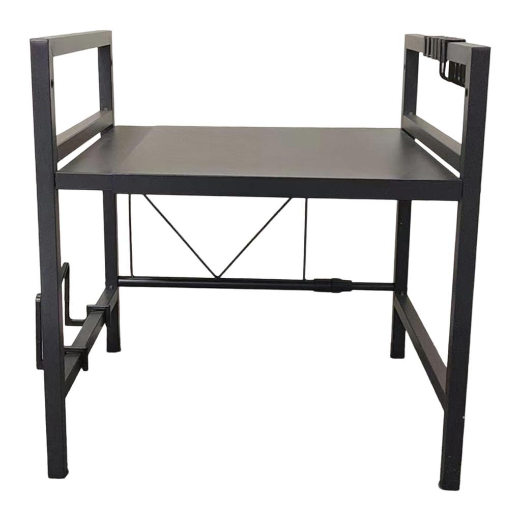Adjustable Microwave Oven Rack for Bakers, Kitchen Utensil Storage Rack, Iron Construction, Suitable