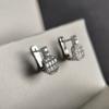 Silver Earrings with Cubic Zirkonia (2187141)